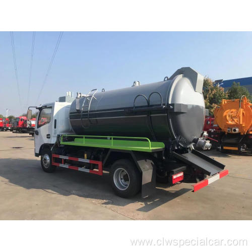 Dongfeng Small vacuum sewage suction tanker truck